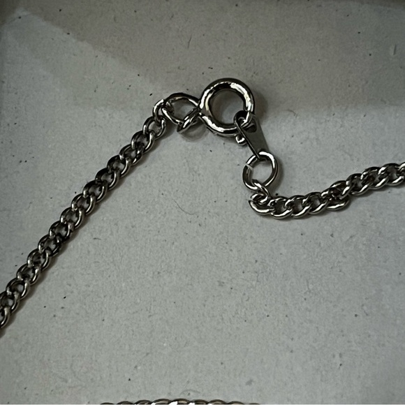 Jeweled Cross Stamped Sterling St Gerard Pray For Us Necklace - Picture 14 of 14